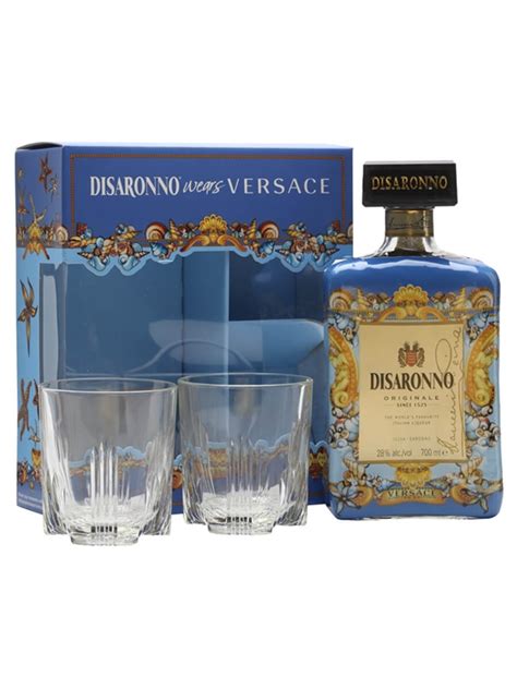 disaronno versace|Amaretto Disaronno Versace Edition + 2 Glasses .